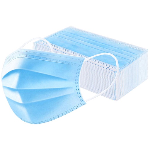[5345] 3PLY DISPOSABLE FACE MASK 50PK TYPE 1