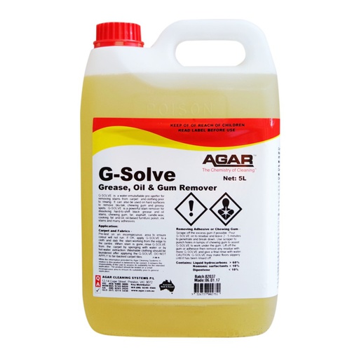 [GSO5] AGAR - G-SOLVE 5L