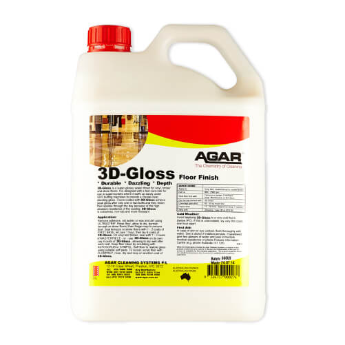 [3DG5] AGAR - 3D GLOSS FLOOR FINISH 5L