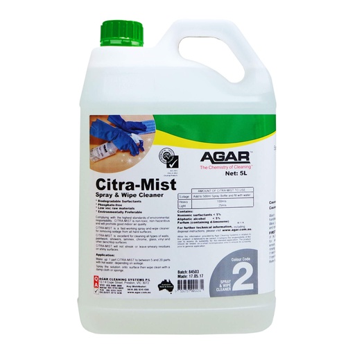 [CIM5] AGAR - CITRA-MIST 5L