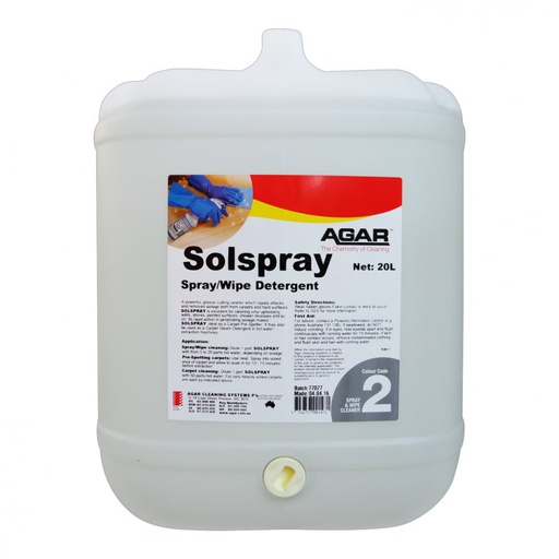 [SOL20] AGAR - SOLSPRAY 20L
