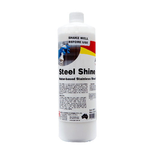 [STE1] AGAR - STEEL SHINE WATER BASED - STAINLESS STEEL POLISH 1L