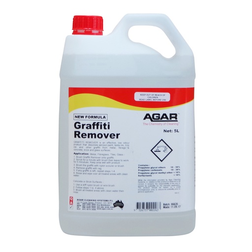 [GR5] AGAR - GRAFFITI REMOVER 5L