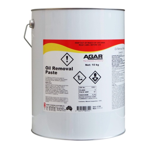 [OIR10] AGAR - OIL STAIN REMOVER 10KG