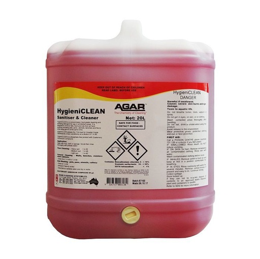 [HYG20] AGAR - HYGIENICLEAN 20L