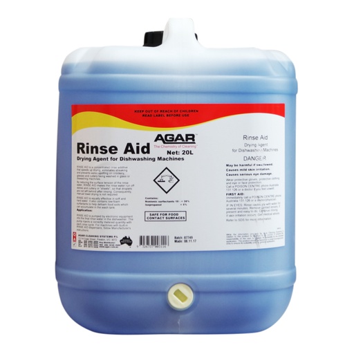 [RIN20] AGAR - RINSE AID 20L