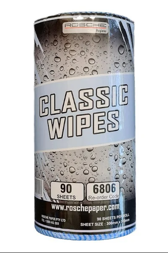 [6806] ROSCHE ECONOMY WIPES (BLUE) 90'S