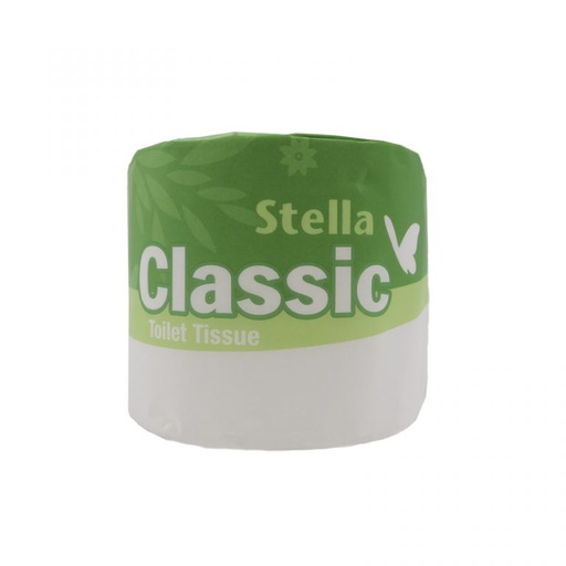 [4005C] STELLA COMMERCIAL 2PLY 400SHT RECYCLED TOILET TISSUE - 48 ROLLS/CTN AUSTRALIAN MADE
