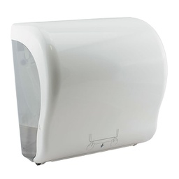 [D57930] WHITE STEINER ELECTRONIC NO TOUCH AUTOCUT ROLL TOWEL DISPENSER
