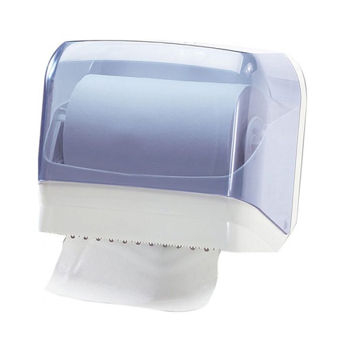 [D602] TRANSPARENT COMBINATION ROLL TOWEL &amp; INTERLEAF DISPENSER