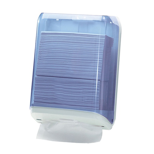 [D593] TRANSPARENT MIDI FOLD HAND TOWEL DISPENSER