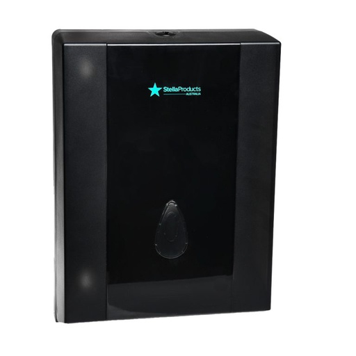 [CD-8035B] BLACK TRANSPARENT SLIMFOLD / ULTRAFOLD HAND TOWEL DISPENSER