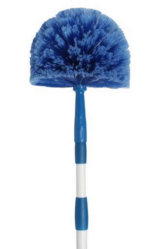 [10395] EDCO SOFT CELING AND DOMED COBWEB BRUSH WITH TELESCOPIC HANDLE