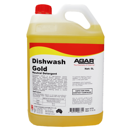 [DISH5] AGAR - DISHWASH GOLD 5L