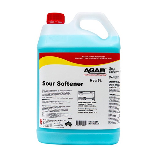 [SOU5] AGAR - SOUR SOFTENER 5L