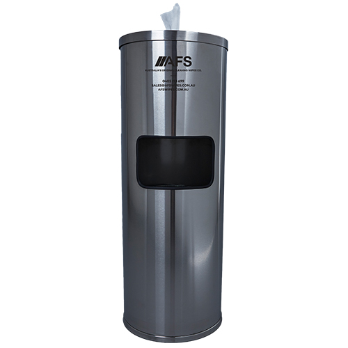 [AFS3000] AFS FLOOR STAND WITH BIN STAINLESS STEEL