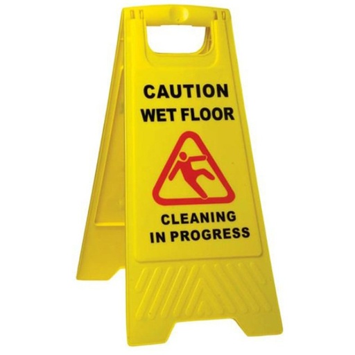 CAUTION SIGN "WET FLOOR" YELLOW