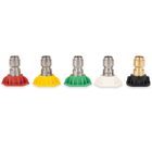 5 PIECE COLOURED TIPS 25 THOU NOZZLES SUIT R3000-9