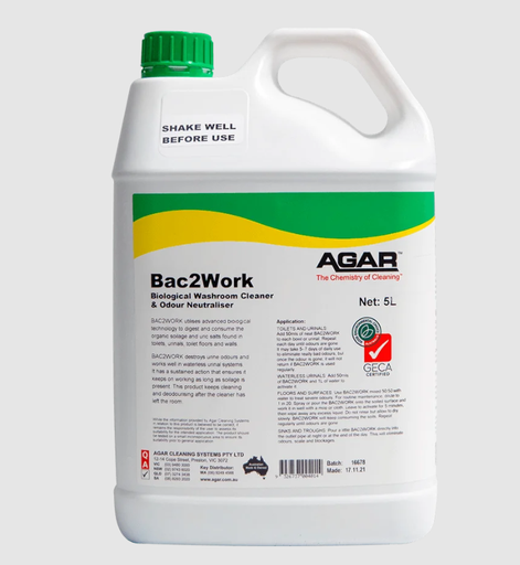 [BAC5] AGAR - BAC2WORK 5L