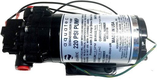 [PPR189B] POLIVAC - TERMINATOR PUMP 220PSI AQUATECH PUMP 240V, SUITS MOST SMALL PORTABLE STEAM CLEANERS